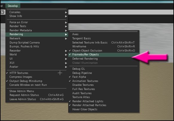 Second Life 2.1 Viewer Shadows & Projectors Nalates